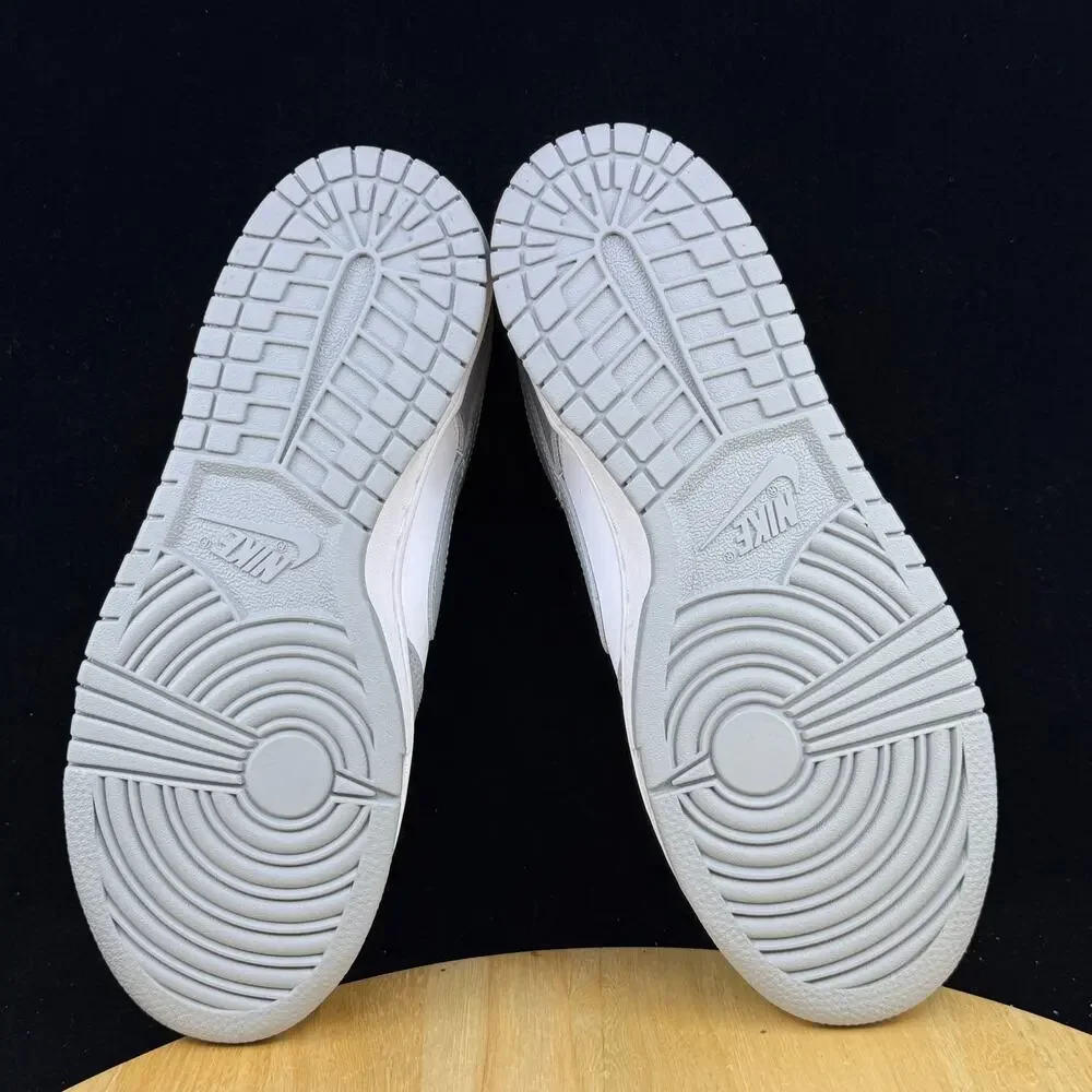 Nike Dunk Low Size 6Y/ 7.5W White Light Smoke Grey GS NBY FB9109-123